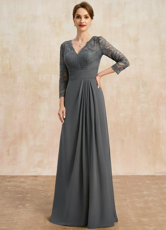 Robe de Soirée Gris Sophistiqué - gallery 3