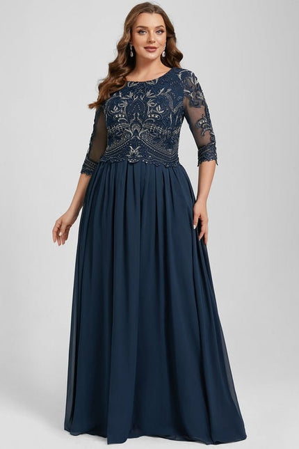 Robe de Soirée Élégance Sombre Étoilée - gallery 7