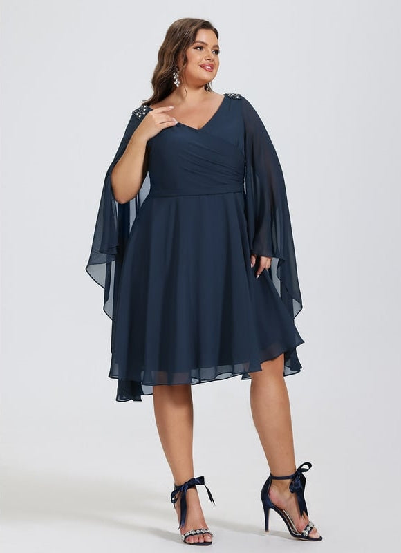 Robe de Soirée Voile Élégant - gallery 7