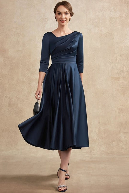 Robe de Soirée Satinique Moderne