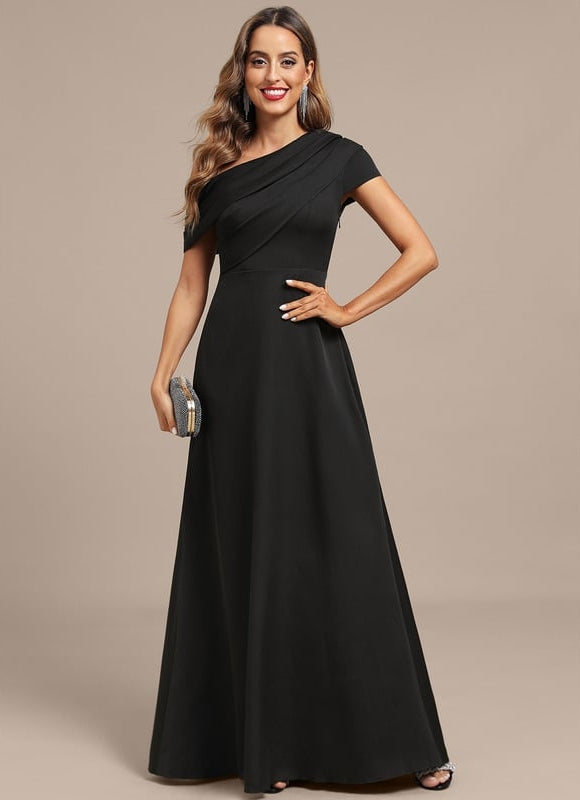 Robe De Soirée Satin Noir