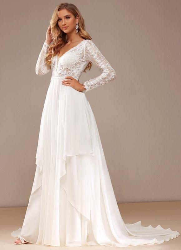 Robe de Soirée Nuage De Dentelle