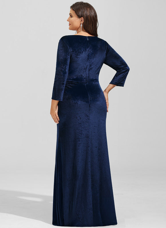 Robe de Soirée Velours Aurora - gallery 9