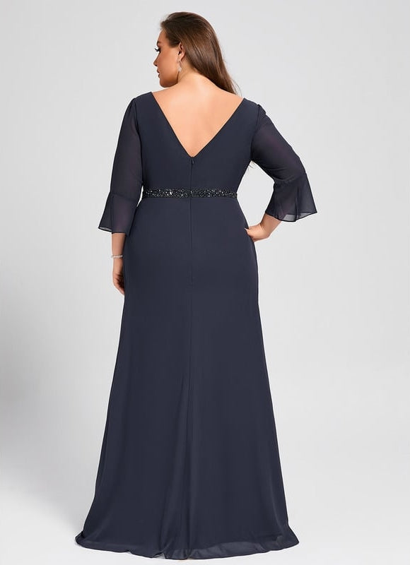 Robe de Soirée Nuit Marine Élégante - gallery 8