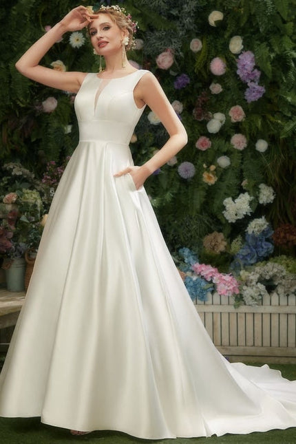 Robe de Soirée Satinée Pureté
