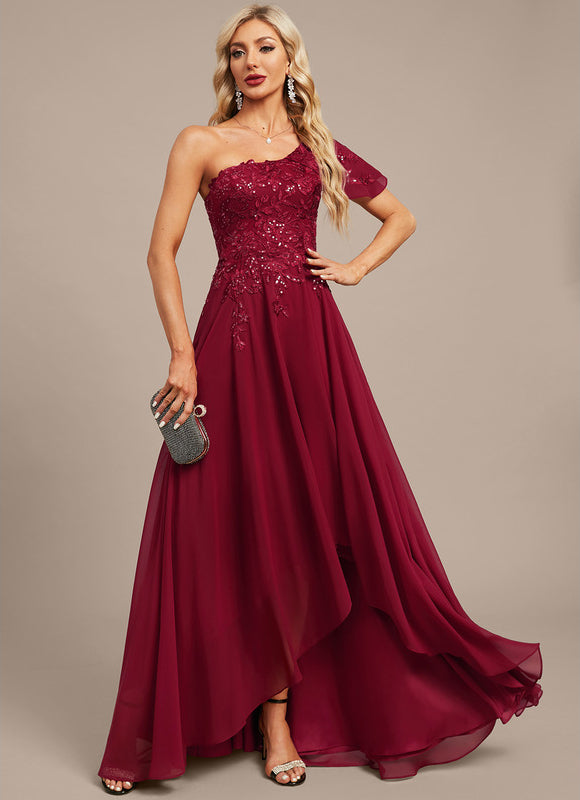 Robe de Soirée Bordeaux Festive - gallery 5