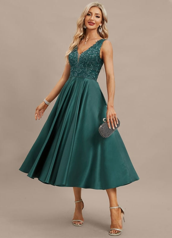 Robe de Soirée Éclat Sélénite