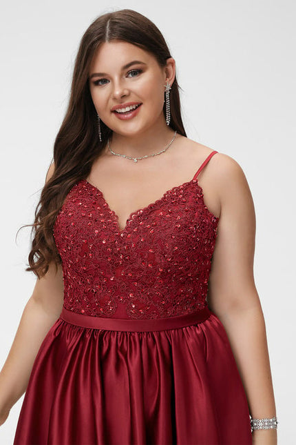 Robe de Soirée Voile Rubis Rêvé - gallery 5