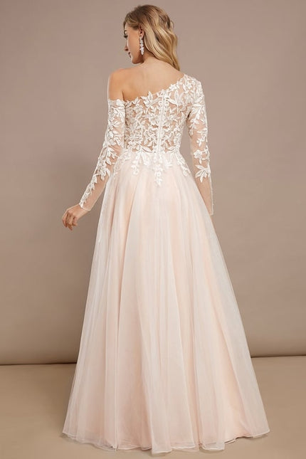 Robe de Soirée Évanescente Rose - gallery 6