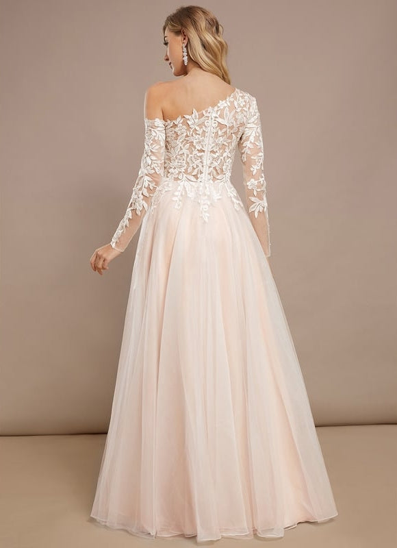 Robe de Soirée Évanescente Rose - gallery 6