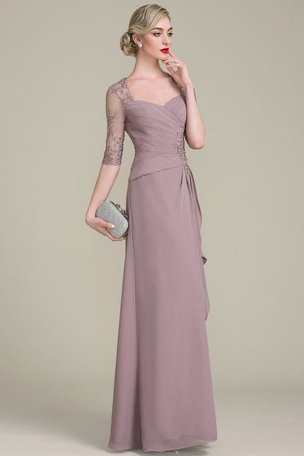 Robe de Soirée Nénuphar Argenté - gallery 3