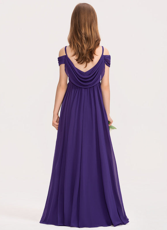 Robe de Soirée Flottante Cerise - gallery 2