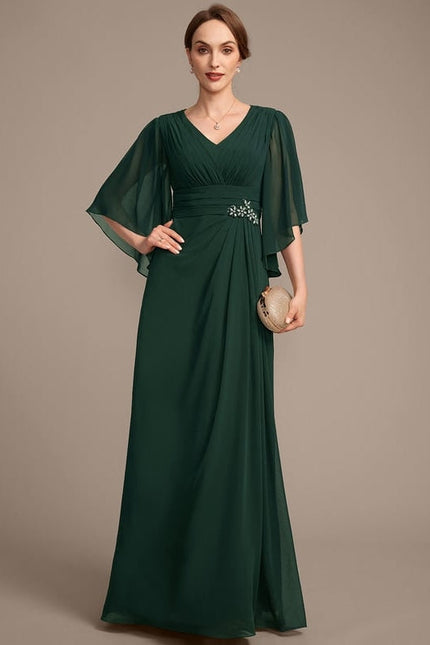 Robe de Soirée Mousseline Chic