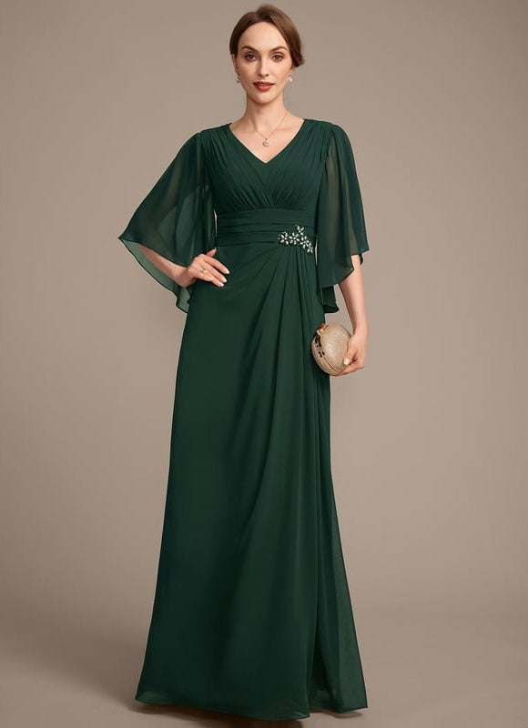 Robe de Soirée Mousseline Chic