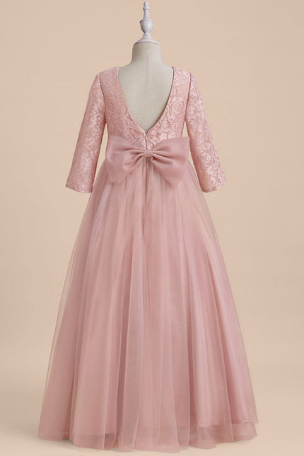 Robe de Soirée Rose Enchantée