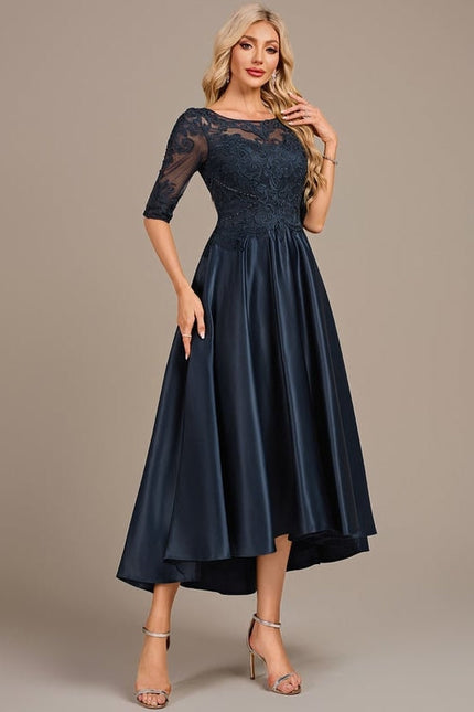 Robe de Soirée Marine Raffinée - gallery 3