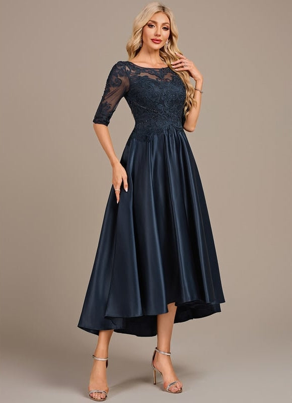 Robe de Soirée Marine Raffinée - gallery 3