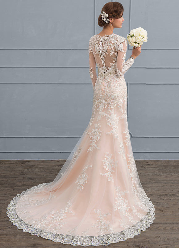 Robe de Soirée Sirène Tulle - gallery 3