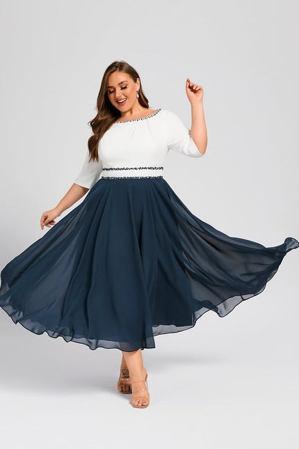 Robe de Soirée Élégance Nautique - gallery 8