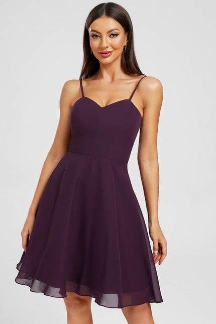 Robe De Soirée Cocktail Courte - gallery 1