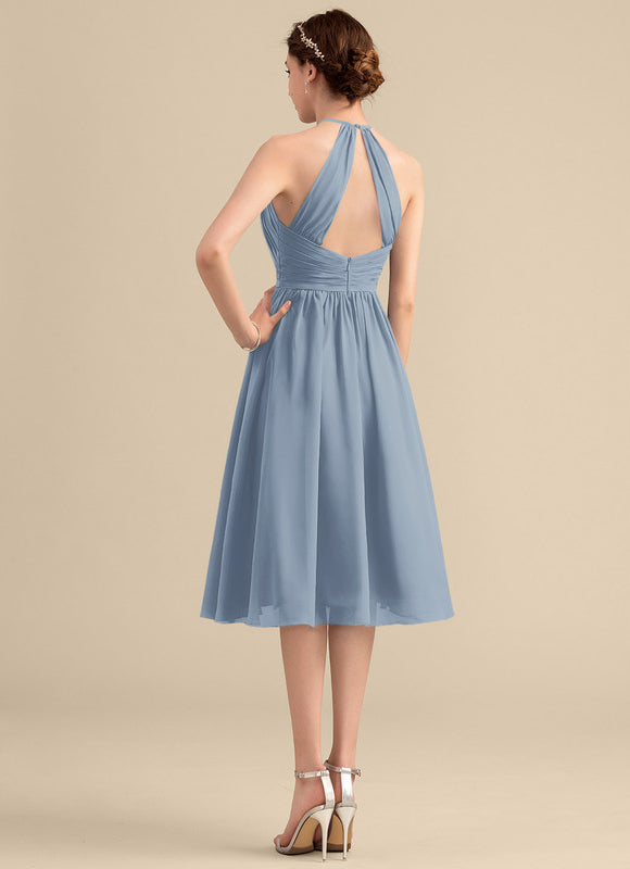 Robe de Soirée Plissée Chic - gallery 1