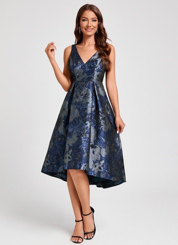 Robe de Soirée Fleurie Nuit - gallery 4