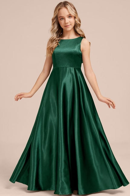 Robe de Soirée Satinée Enfantine - gallery 3