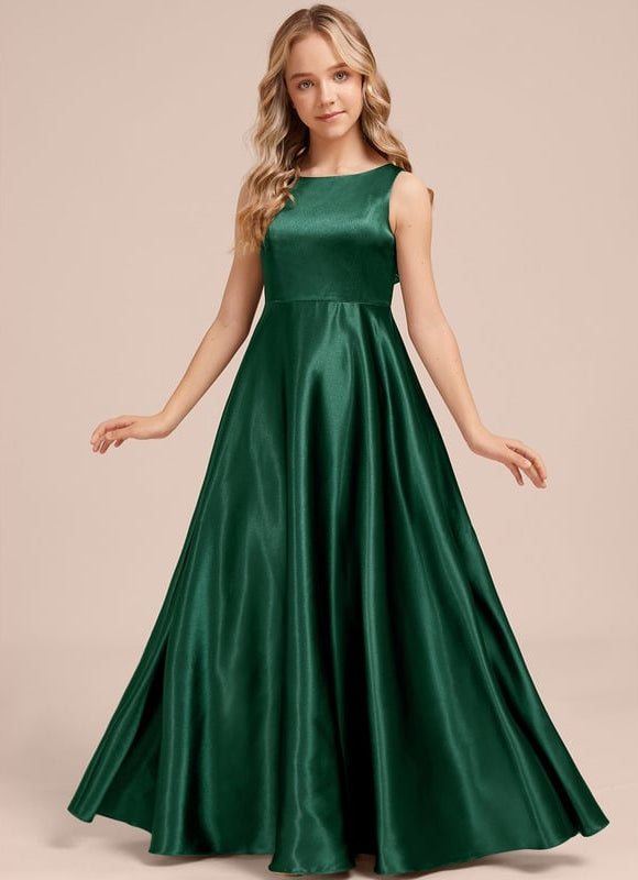 Robe de Soirée Satinée Enfantine - gallery 3