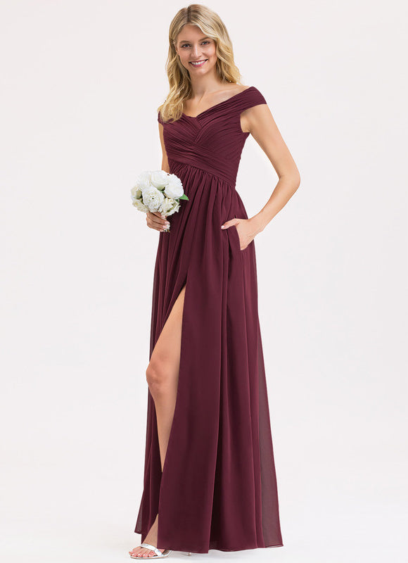 Robe de Soirée Rêve Pourpre - gallery 1