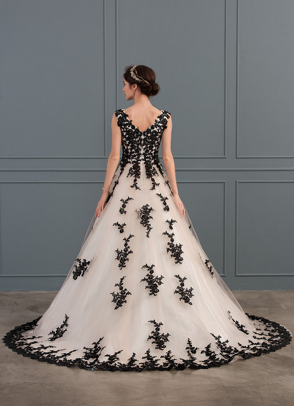 Robe De Soirée Broderie - gallery 4
