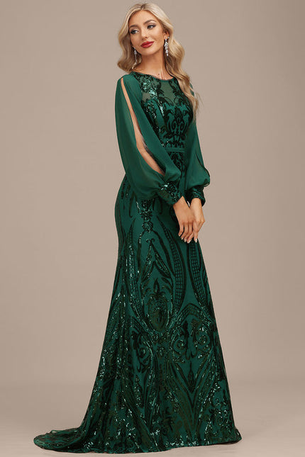 Robe de Soirée Luxe Émeraude - gallery 1