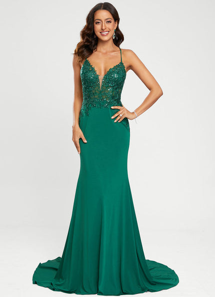 Robe de Soirée Éclat De Jade