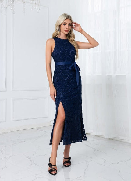 Robe de Soirée Marine Chic