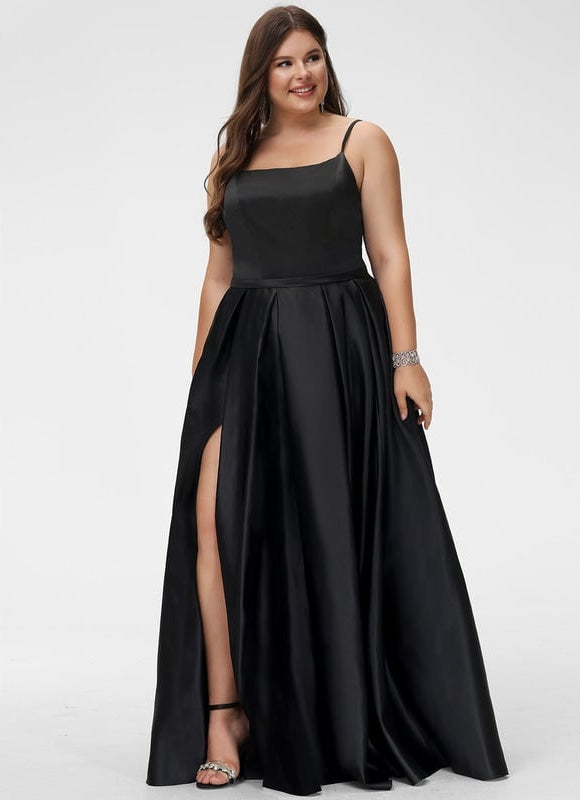 Robe De Soirée Longue Noire Fendue - gallery 4