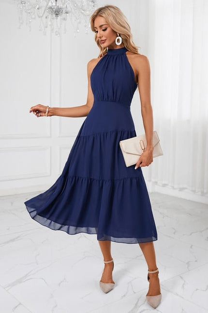 Robe de Soirée Nuit Marine Chic - gallery 1