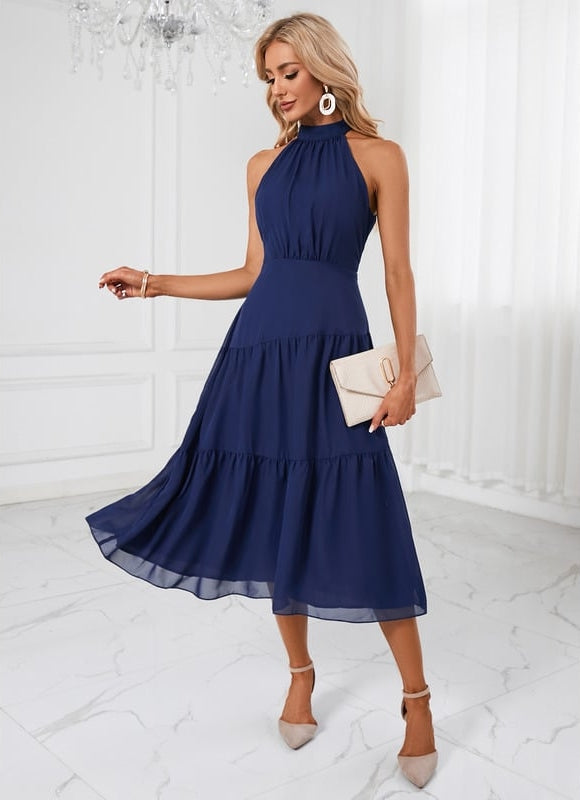 Robe de Soirée Nuit Marine Chic - gallery 1