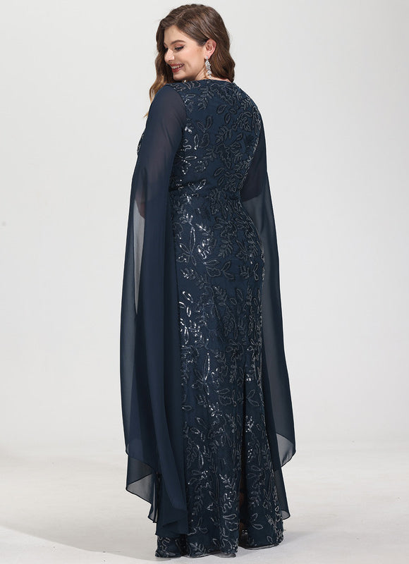 Robe de Soirée Satin Sombre - gallery 8