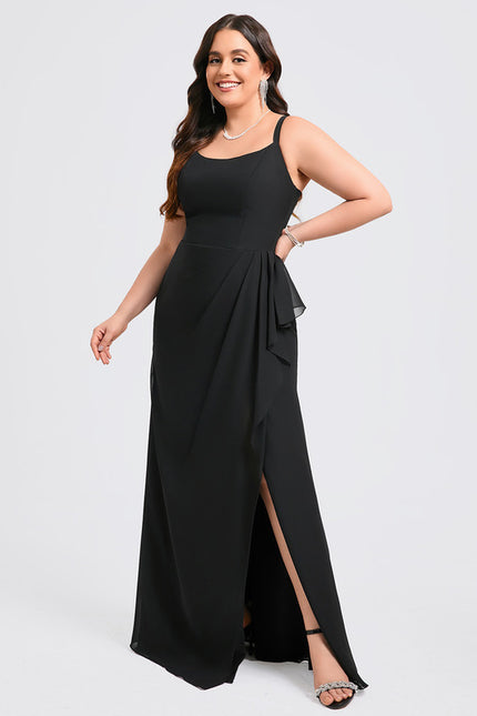 Robe de Soirée Fluide Vert Deau - gallery 6