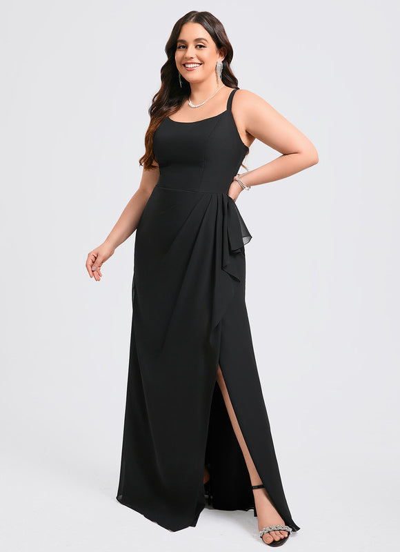Robe de Soirée Fluide Vert Deau - gallery 6
