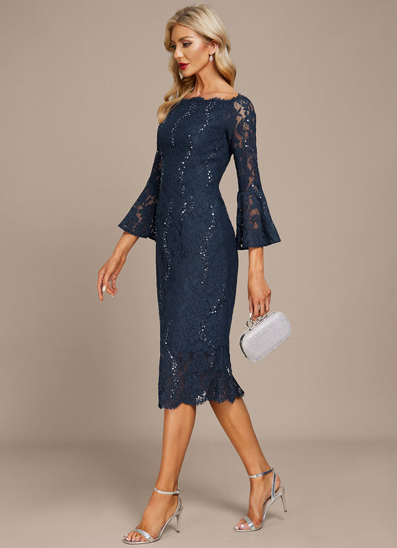 Robe de Soirée Chic Écarlate - gallery 4