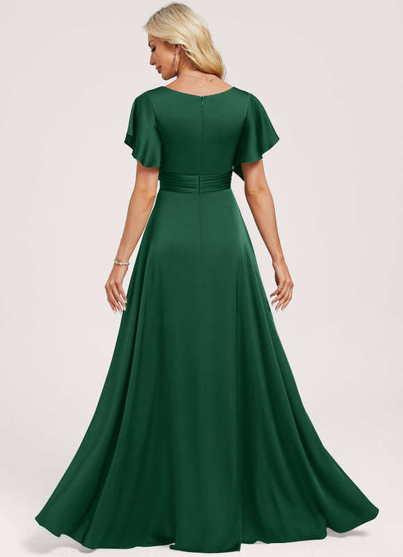 Robe de Soirée Émeraude Sensorielle - gallery 1