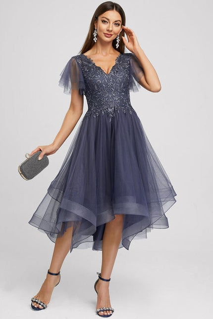 Robe de Soirée Tulle Étoilé - gallery 4