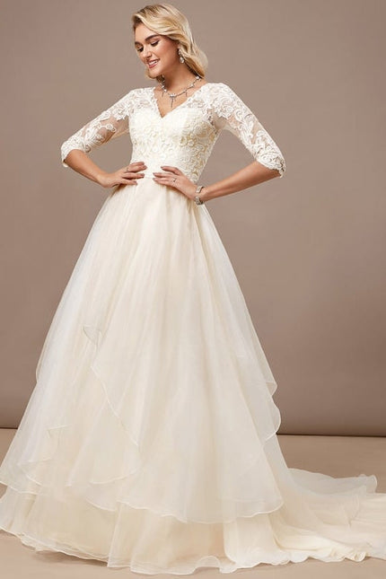 Robe de Soirée Nuageuse Élégante