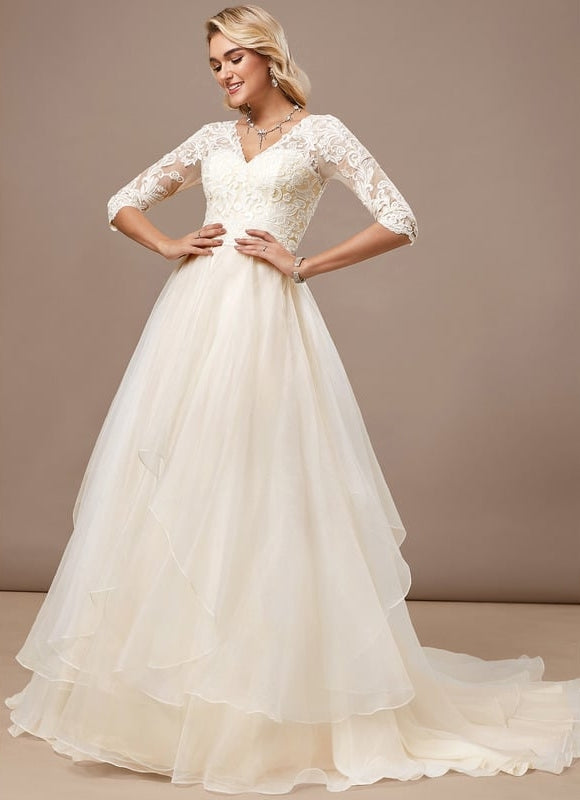 Robe de Soirée Nuageuse Élégante