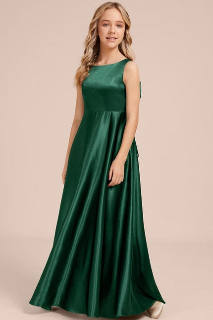 Robe de Soirée Satinée Enfantine - gallery 2