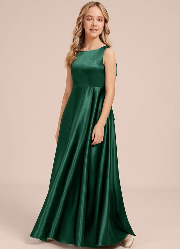 Robe de Soirée Satinée Enfantine - gallery 2