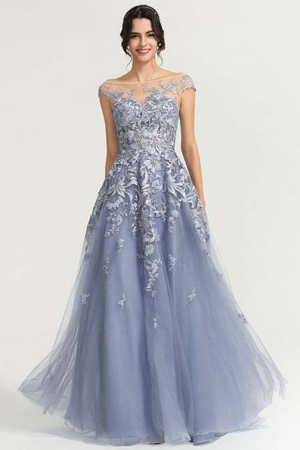 Robe de Soirée Aérienne Azur