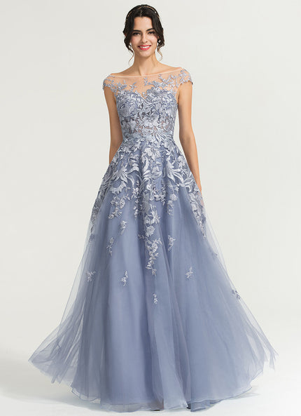 Robe de Soirée Aérienne Azur