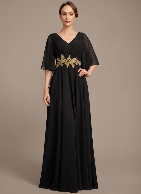 Robe de Soirée Noir Élégant - gallery 2