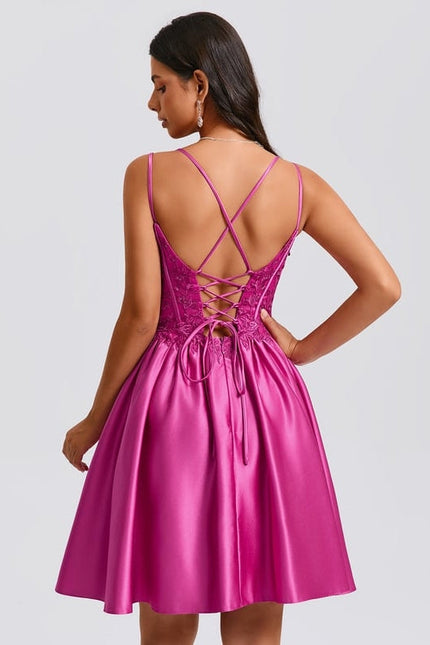 Robe de Soirée Satinée Éclatante - gallery 6